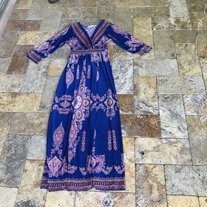 Maxi dress 3/4 sleeves m